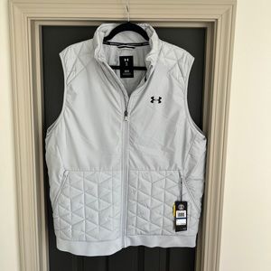 Under Armour Mens Golf Vest Light Gray XL